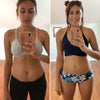 Antes y despues Fabiana | Hot shapers Mujer mostrando resultados visibles en abdomen y cintura tras usar Hot Shapers